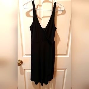 Express Black Sleeveless Wrap Front Dress size XS